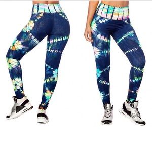 NWOT Zumba tie-dye legging - hard to find sold out